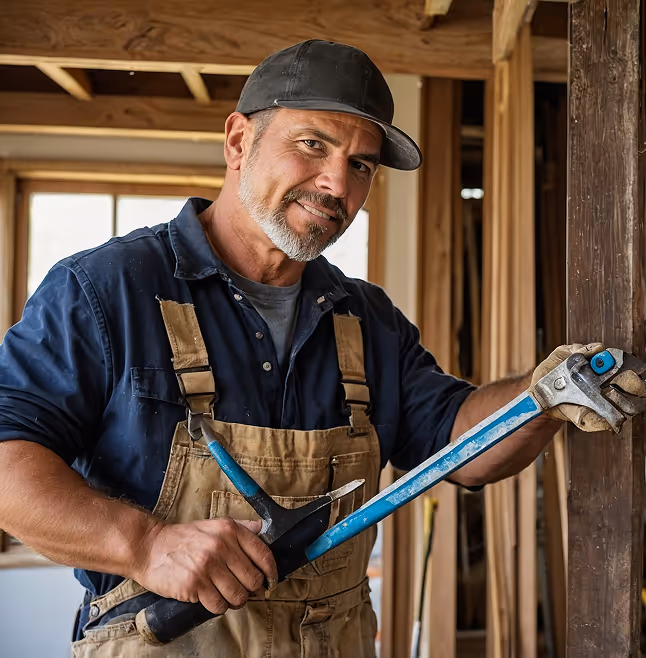 Nafu Home Care handyman at work